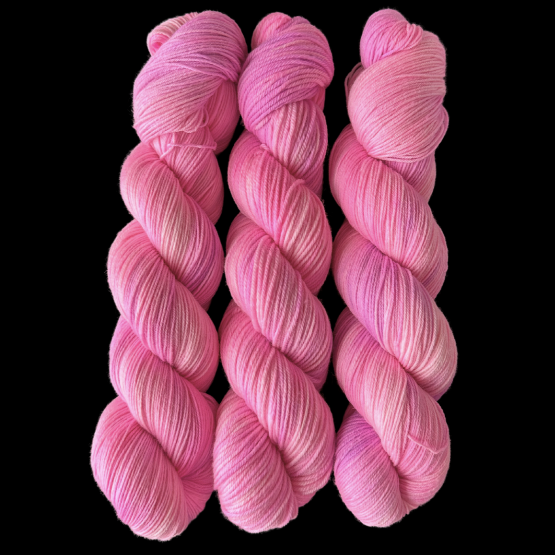 Strawberry Sorbet - A variegated hand dyed yarn