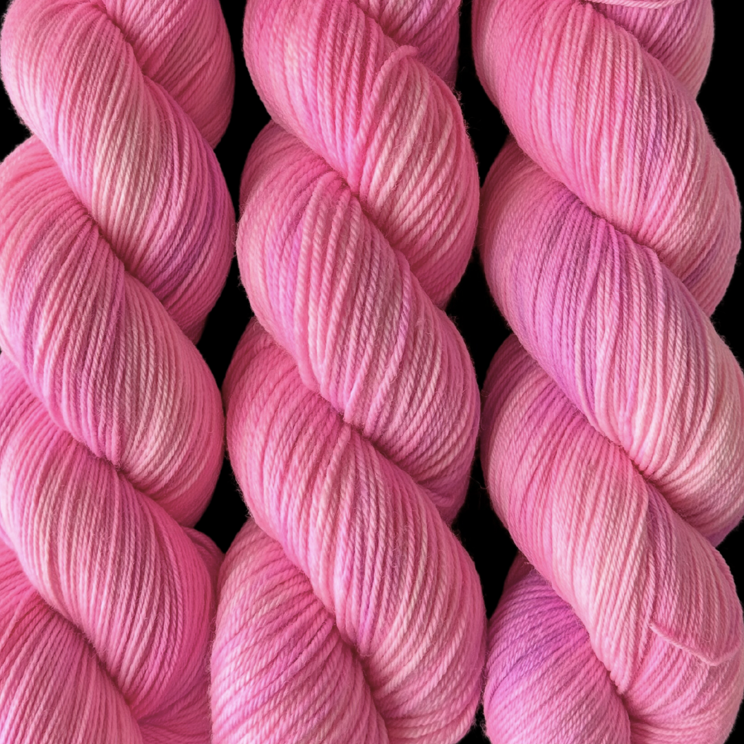 Strawberry Sorbet - A variegated hand dyed yarn