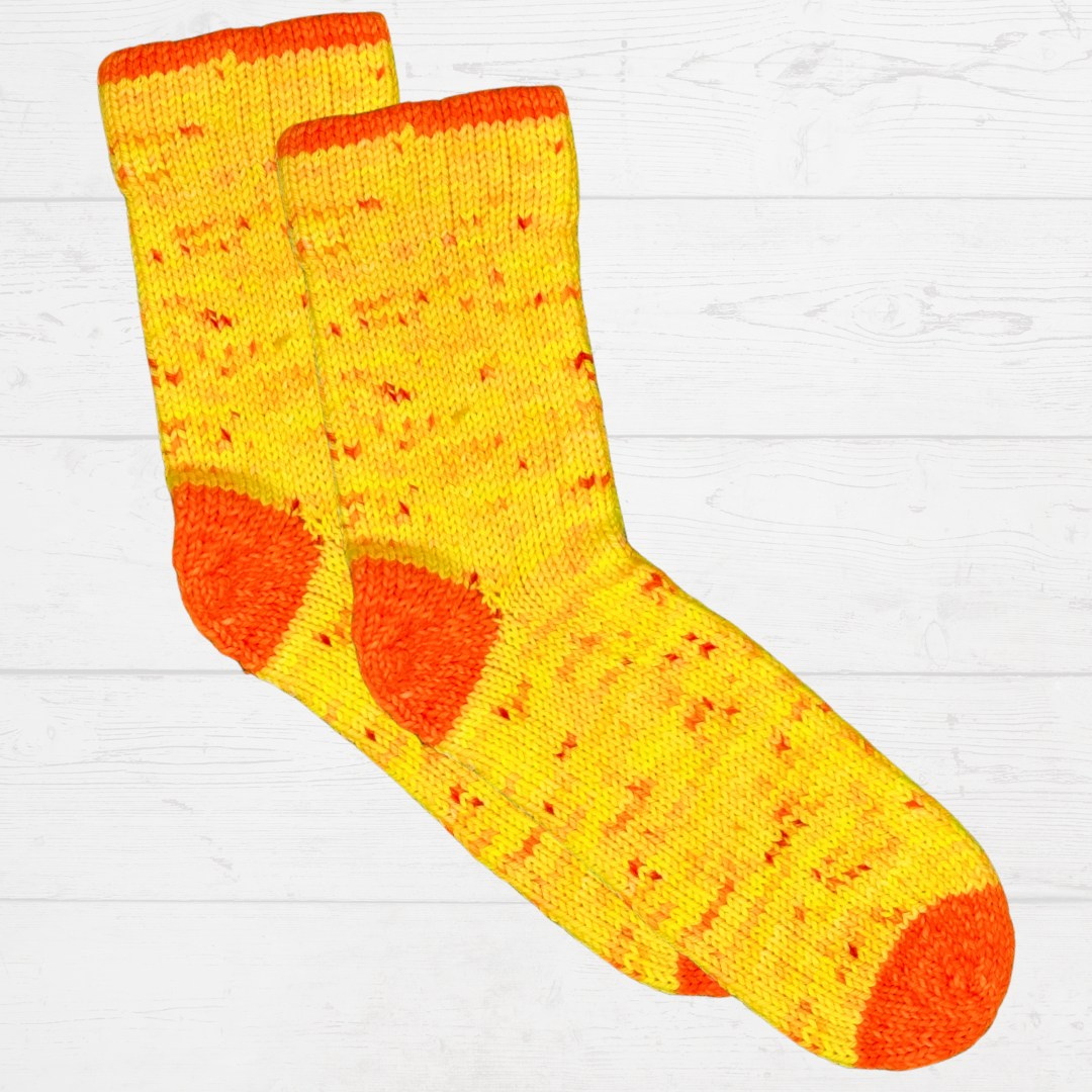 Yellow Duck - A variegated hand dyed yarn