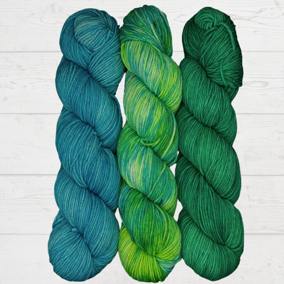 3 Skein Yarn Bundle - Caterpillar