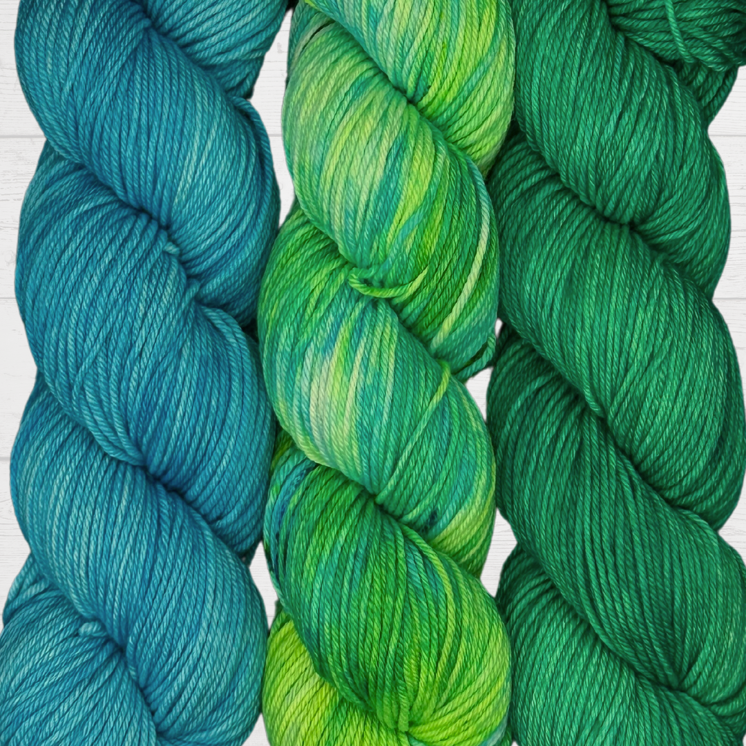 3 Skein Yarn Bundle - Caterpillar