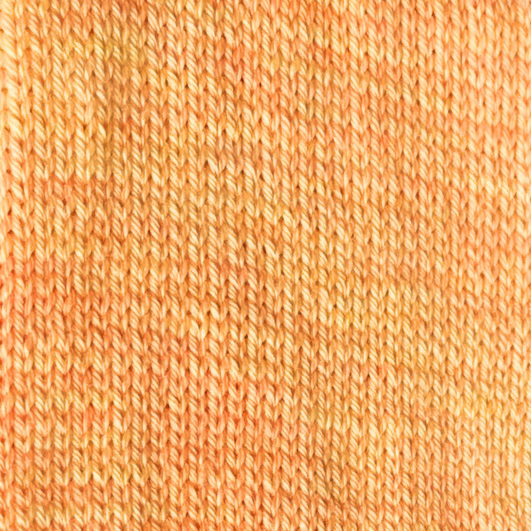Orange Sherbet - A variegated hand dyed yarn