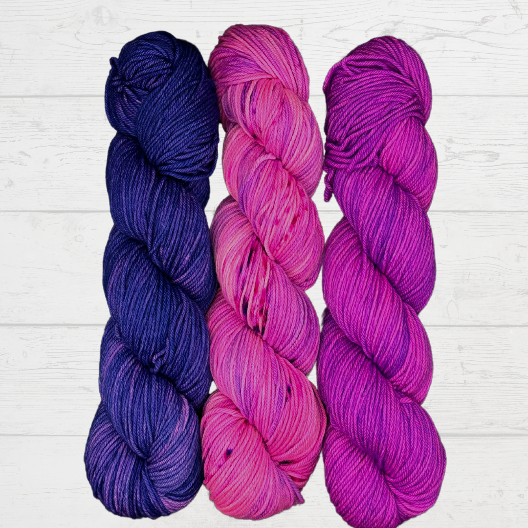 3 Skein Yarn Bundle - Bellowing Walrus