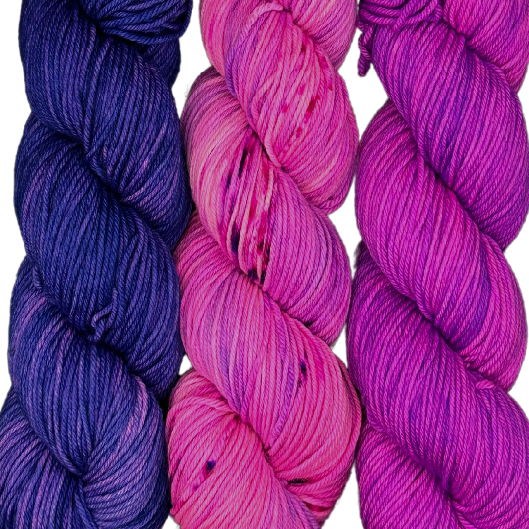 3 Skein Yarn Bundle - Bellowing Walrus