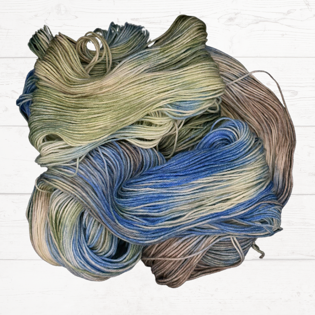 Peter's Big Adventure - A variegated hand dyed yarn