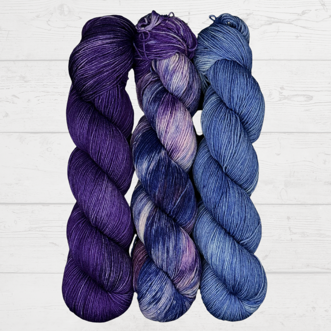 3 Skein Yarn Bundle - Hyacinth