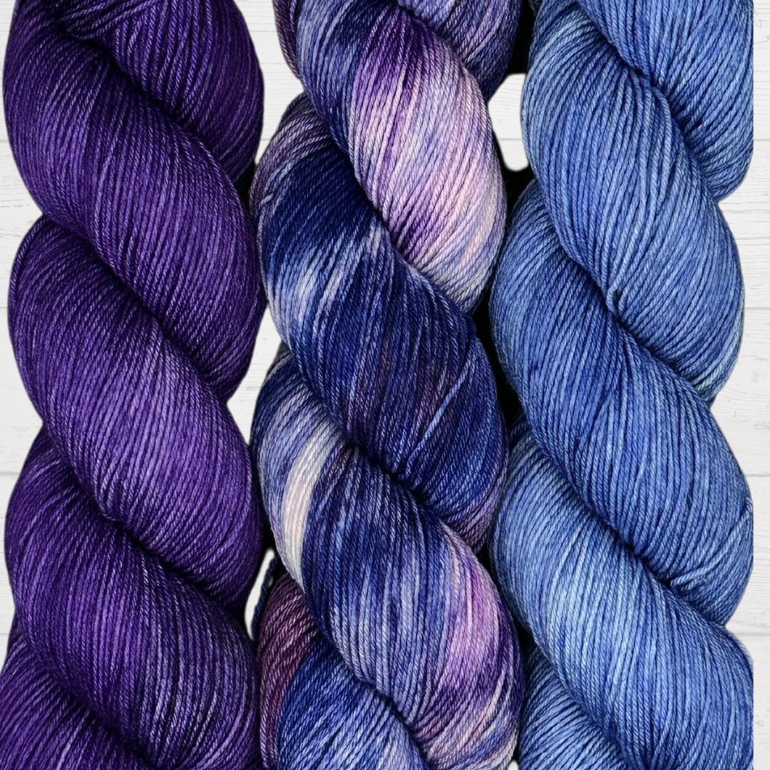 3 Skein Yarn Bundle - Hyacinth