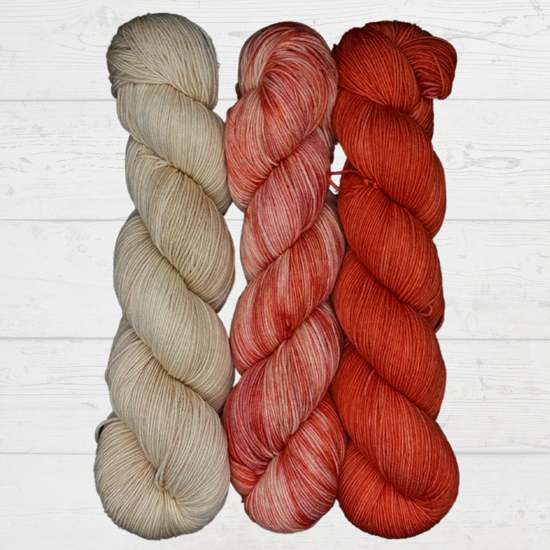 3 Skein Yarn Bundle - Gladiolus