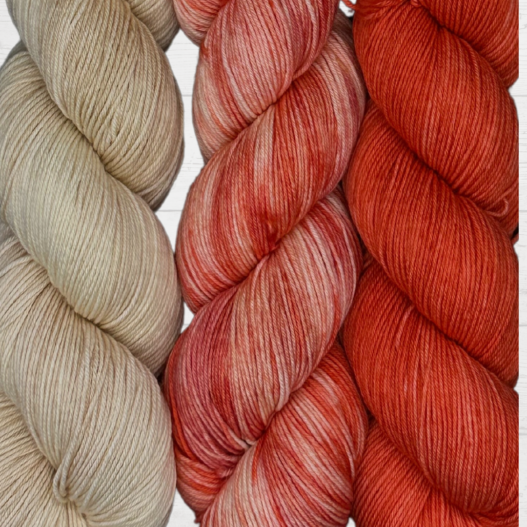 3 Skein Yarn Bundle - Gladiolus