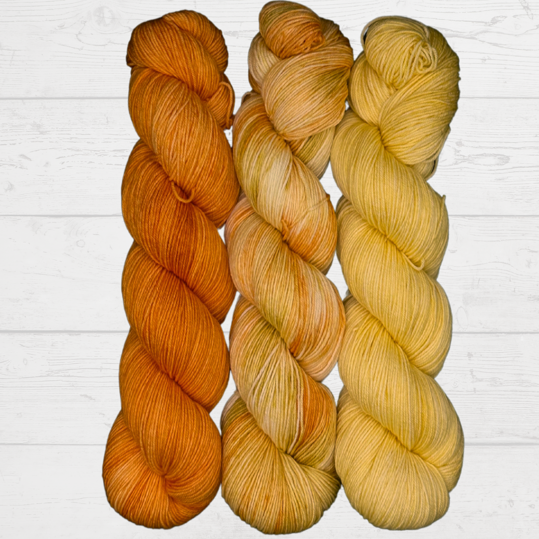 3 Skein Yarn Bundle - Daffodil
