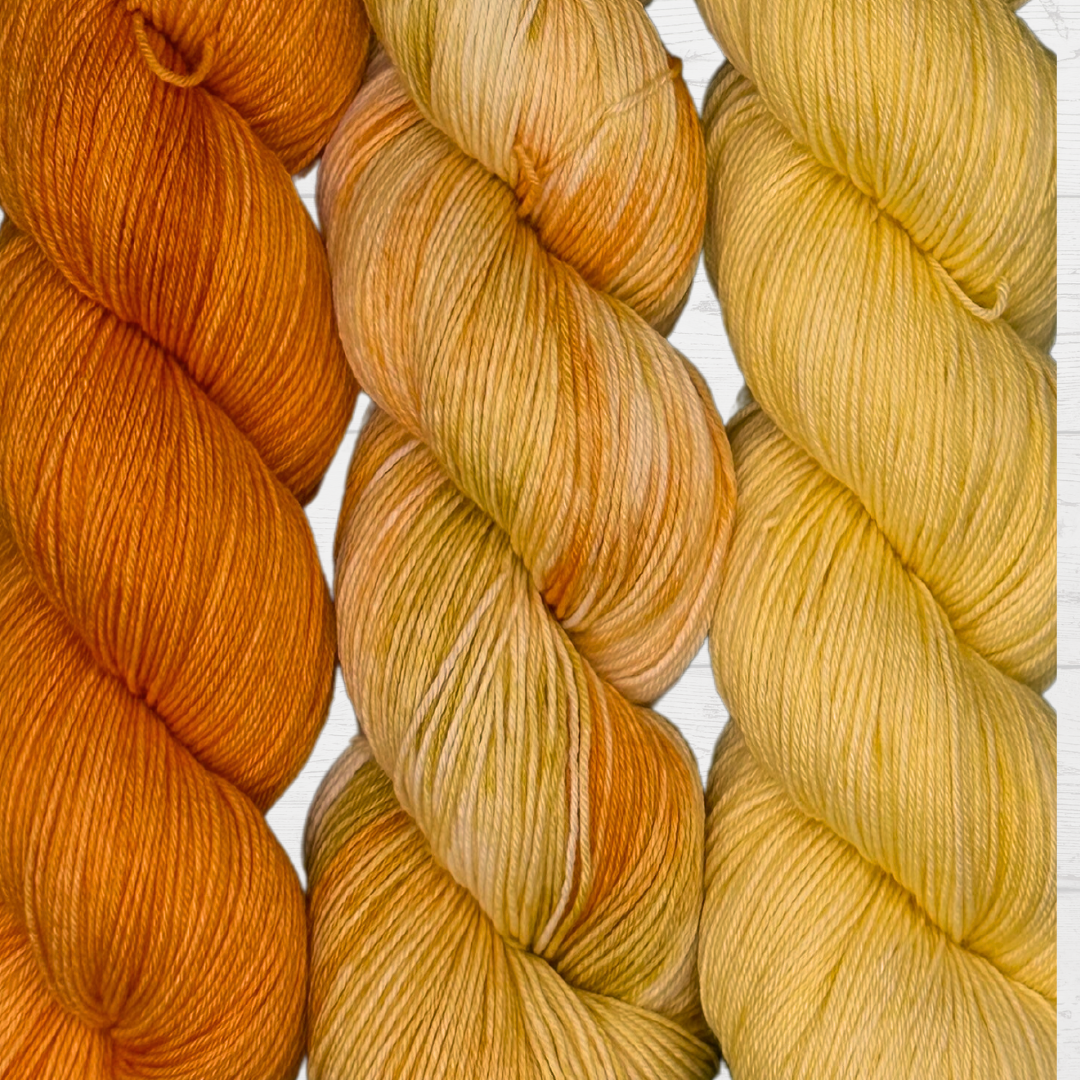 3 Skein Yarn Bundle - Daffodil