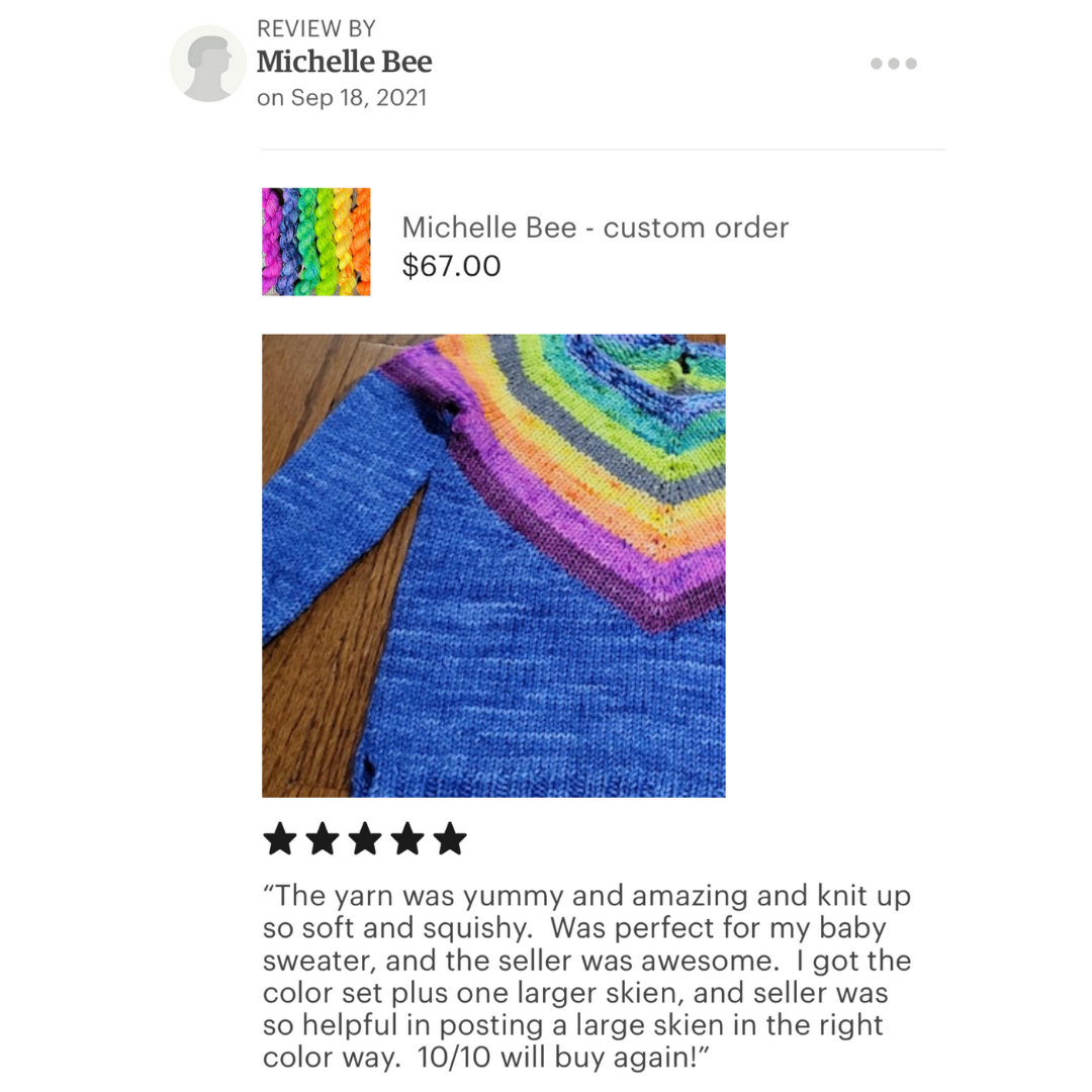 Etsy review - caterpillars and bears