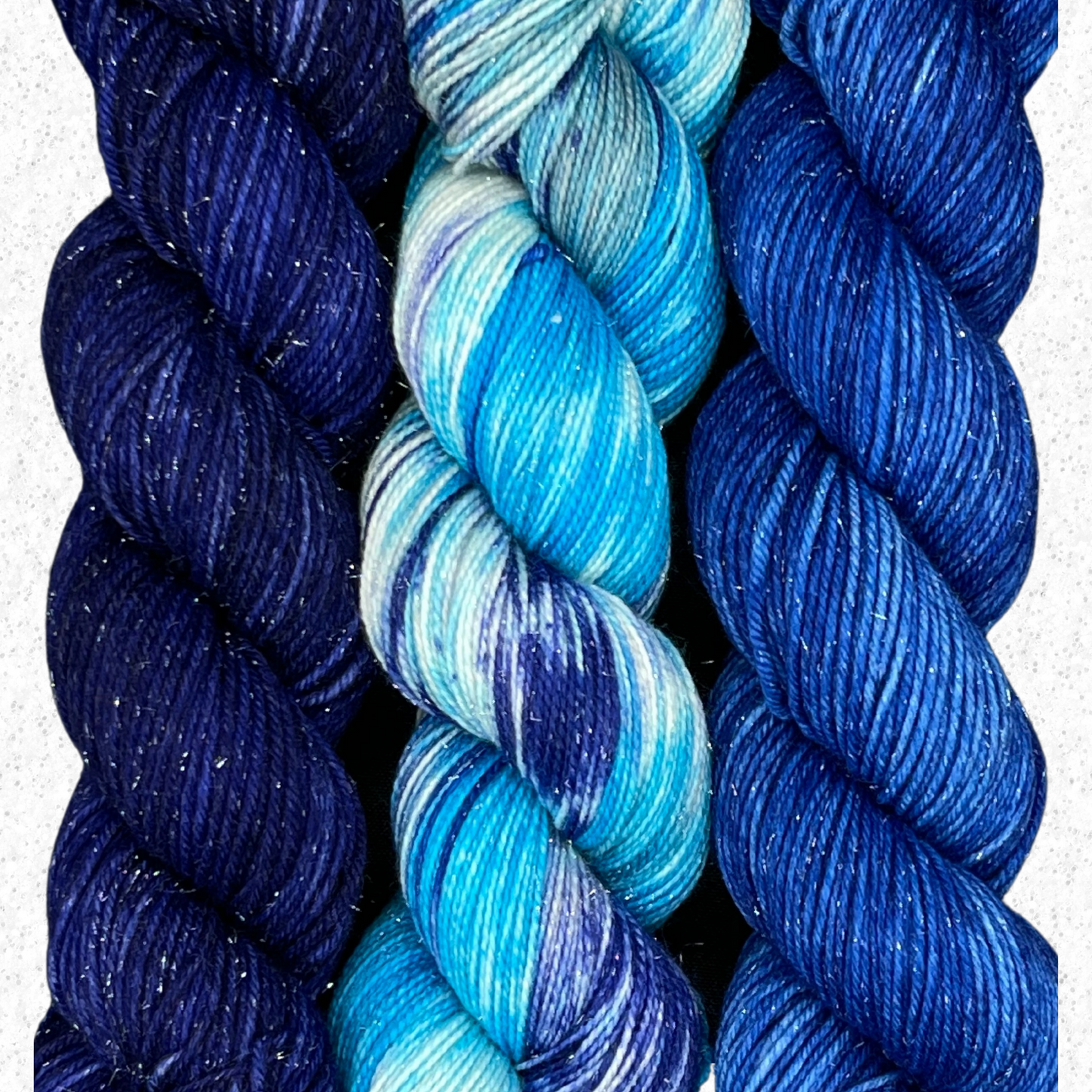 Winter Wonderland - A variegated hand dyed yarn