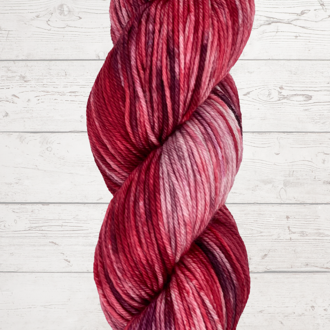 Mulled Wine - A variegated hand dyed yarn