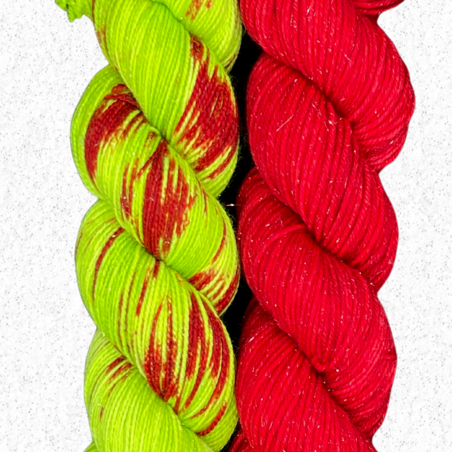Mr. Grinch - A variegated hand dyed yarn