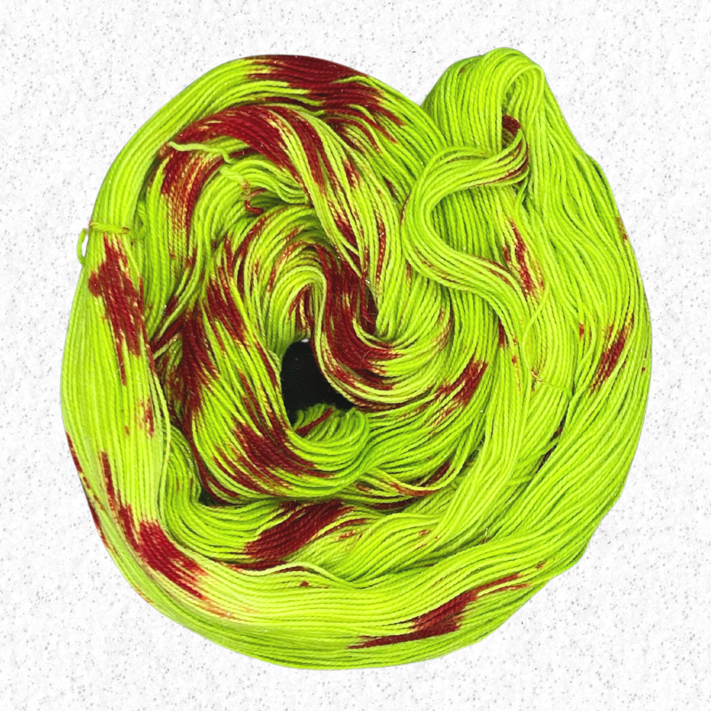 Mr. Grinch - A variegated hand dyed yarn