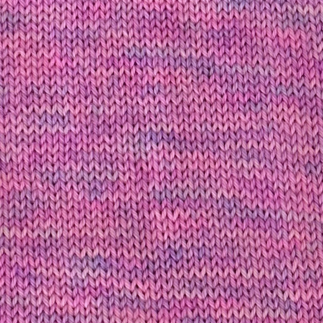 Raspberry Sorbet - A variegated hand dyed yarn