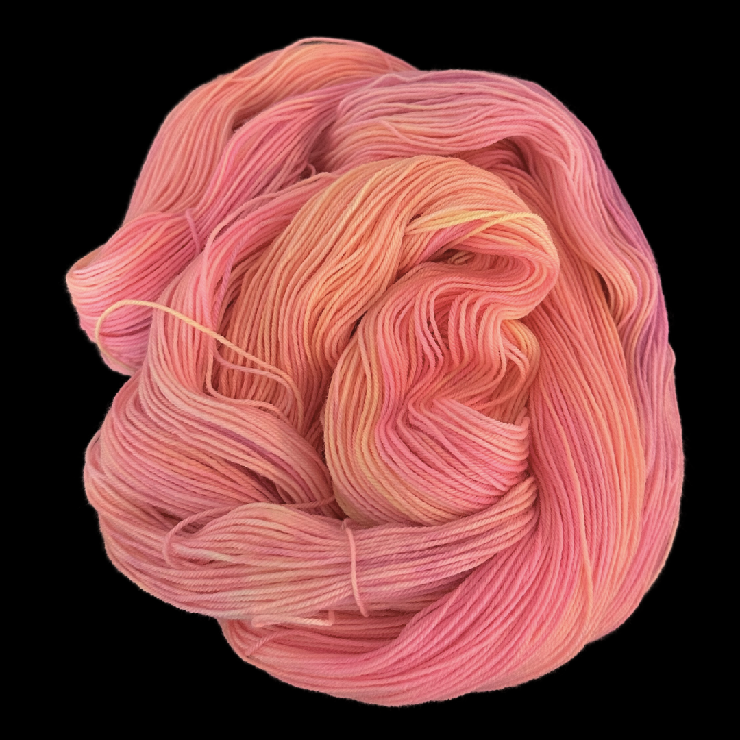 Rainbow Sherbet - A variegated hand dyed yarn