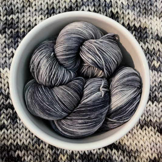 Hippopotamus - A variegated hand dyed yarn