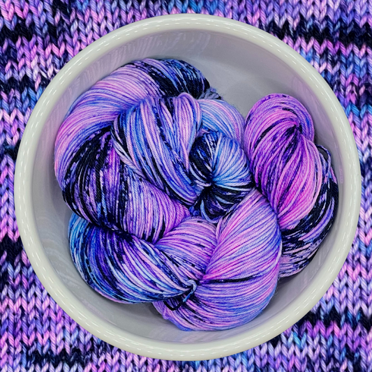 Blue Horse - A variegated hand dyed yarn