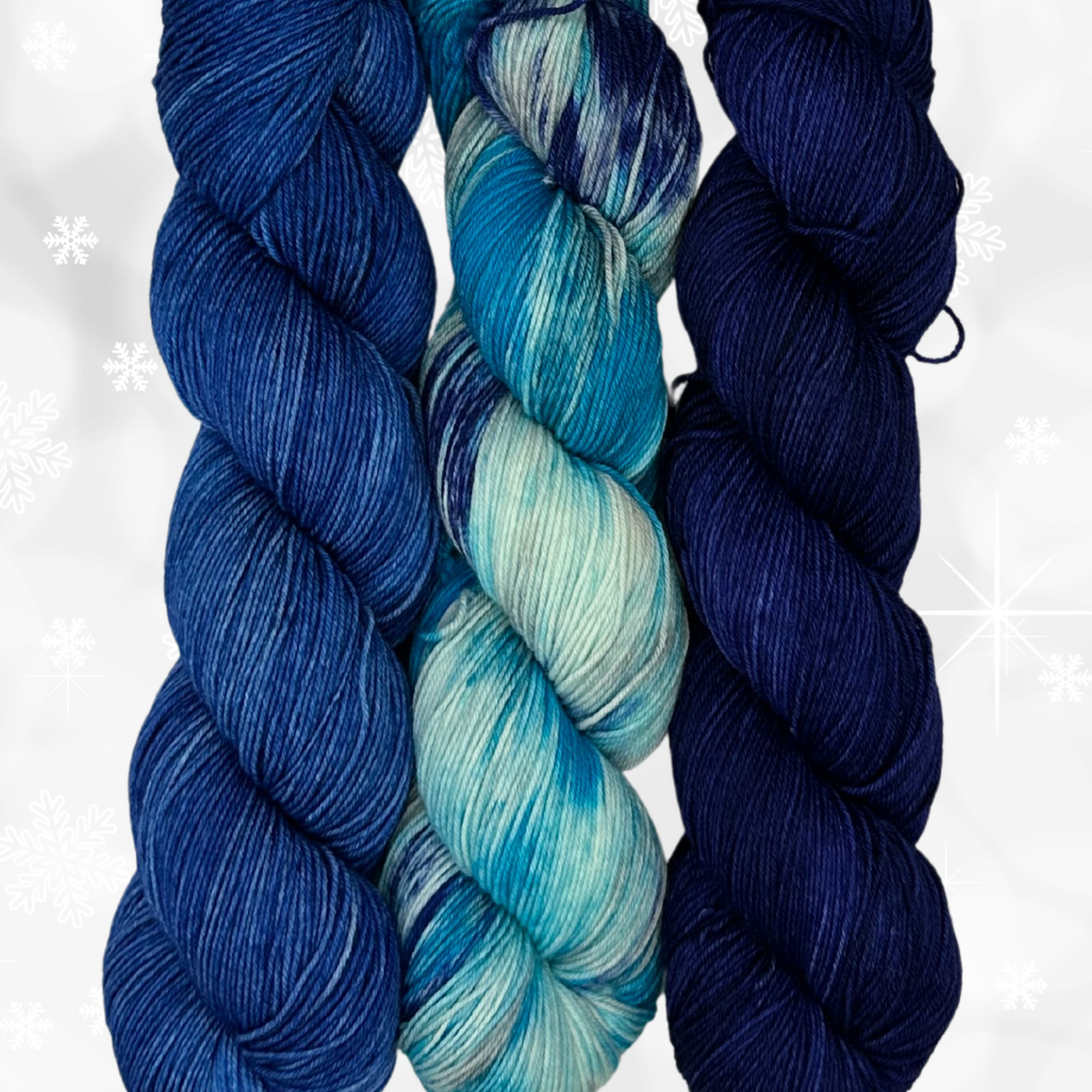3 Skein Yarn Bundle - Winter Wonderland