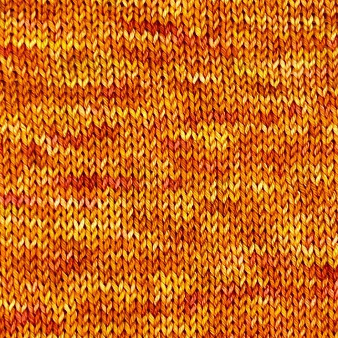 Pumpkin Spice - A variegated hand dyed yarn