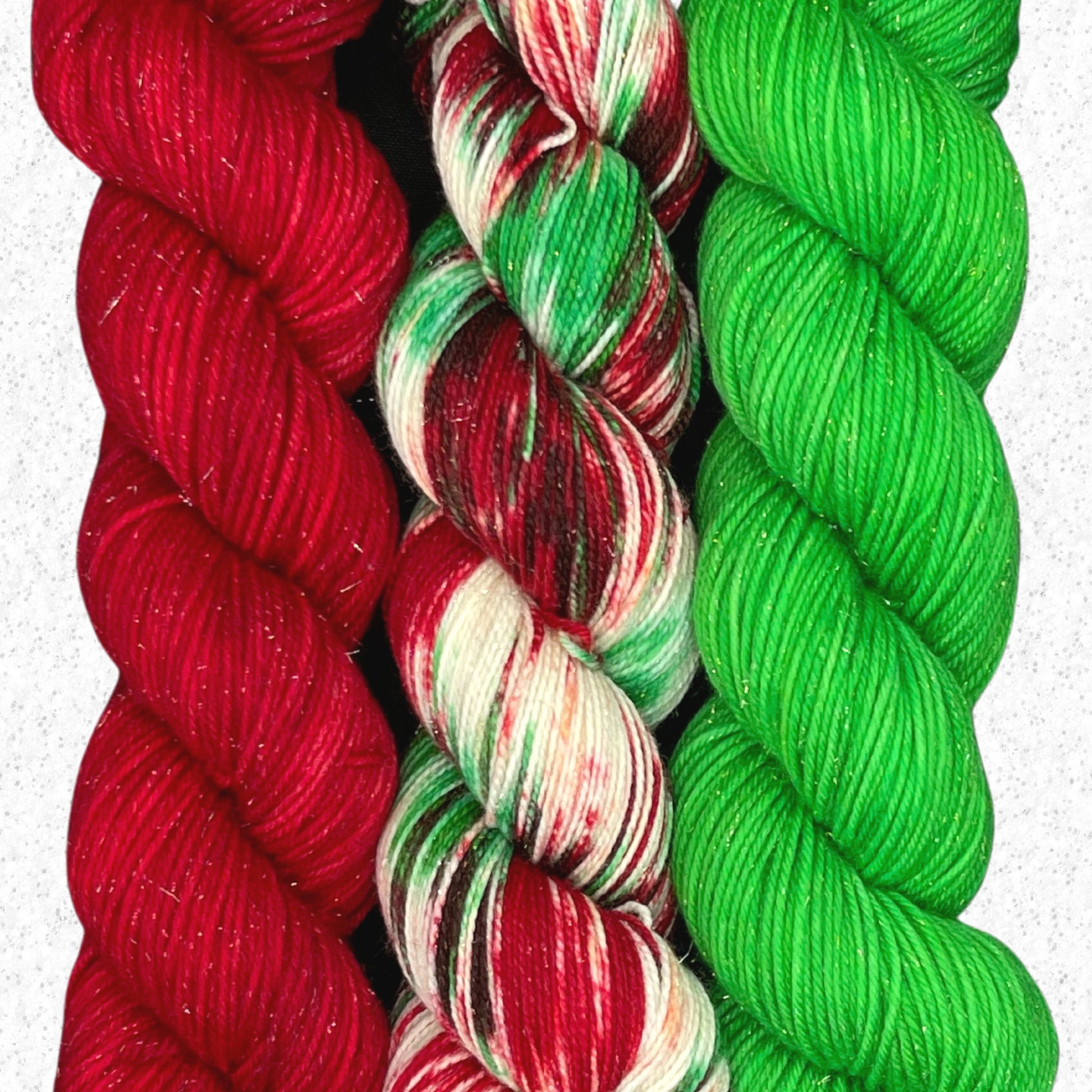 That Christmas Smell - Hand dyed variegated yarn - Merino Fingering to  worsted