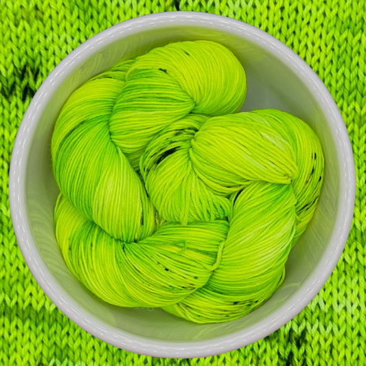 Green Frog - A variegated hand dyed yarn