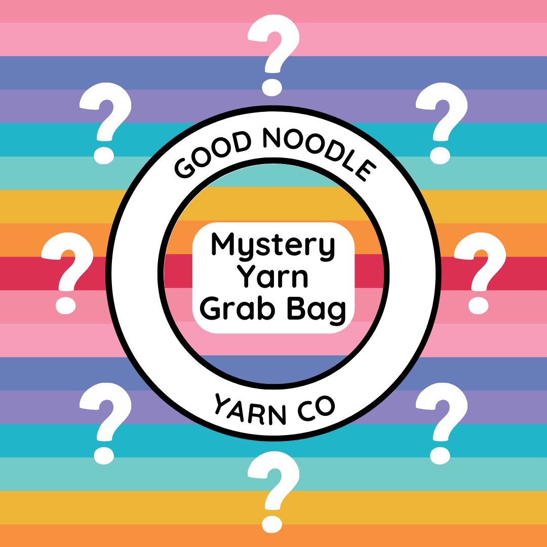 Mystery hand dyed yarn grab bag - 100 grams total
