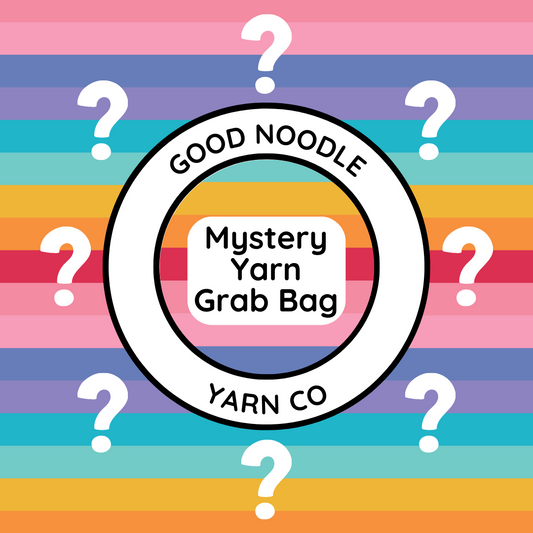 Mystery hand dyed yarn grab bag - 100 grams total