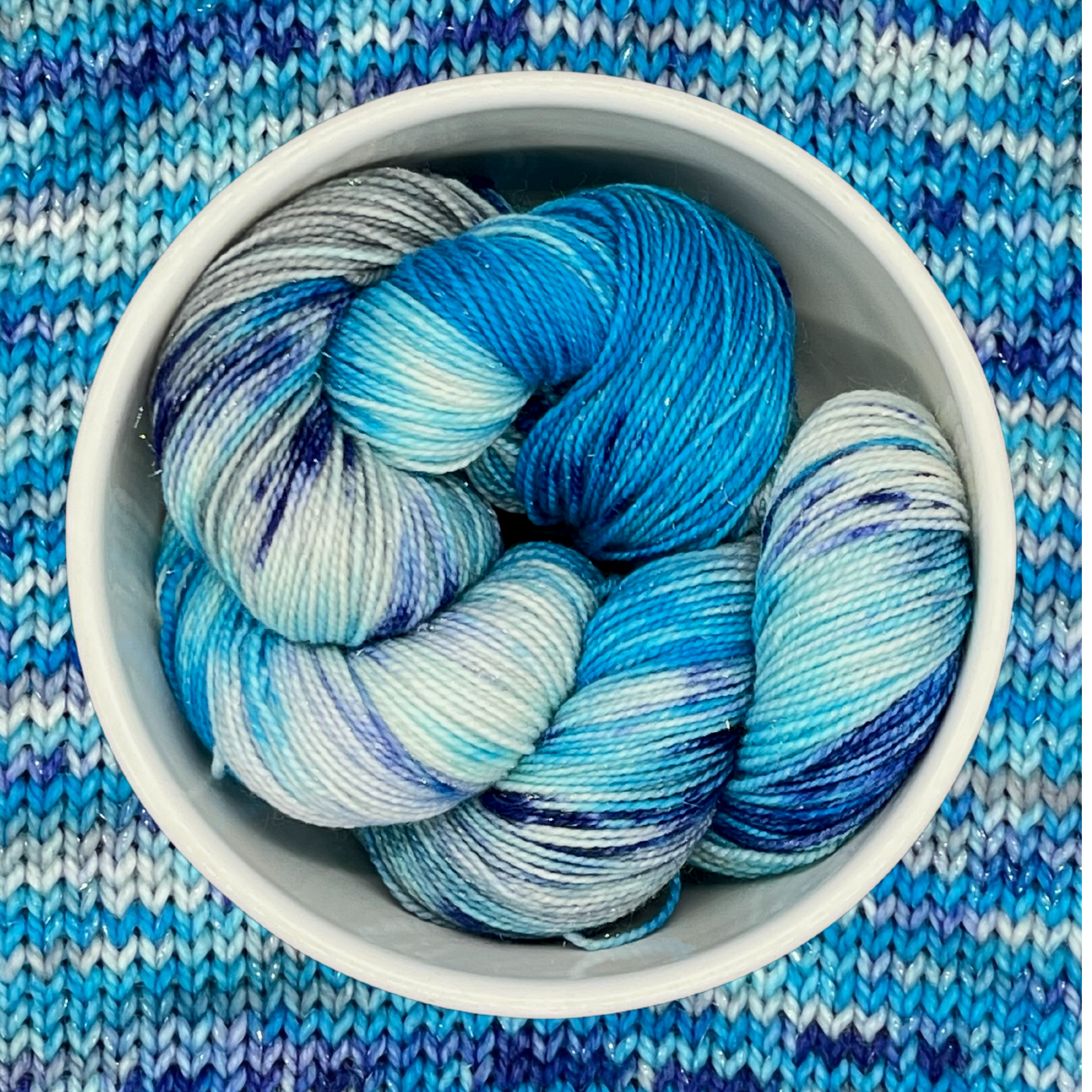 Winter Wonderland - A variegated hand dyed yarn